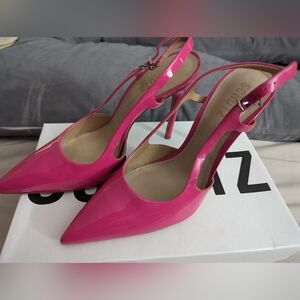 Schutz Boris patente leather heels